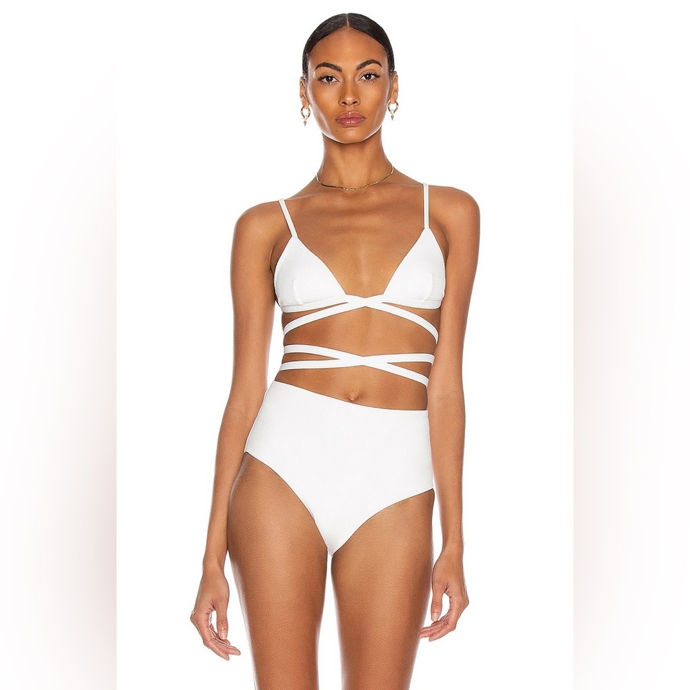 Matteau Wrap Triangle bikini set 2/4 NWOT